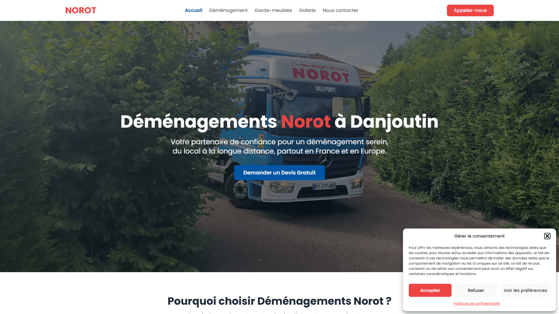 Déménagement Norot