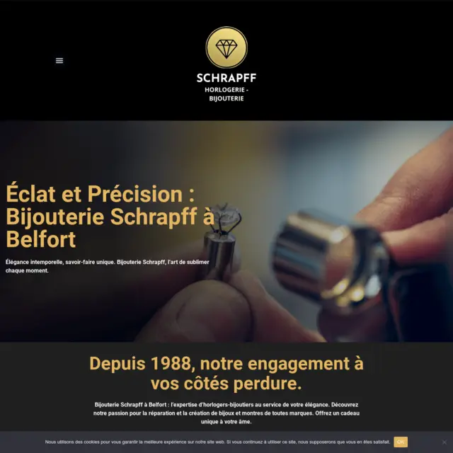 Bijouterie Horlogerie Schrapff Site DT Media Agence Développement Wev